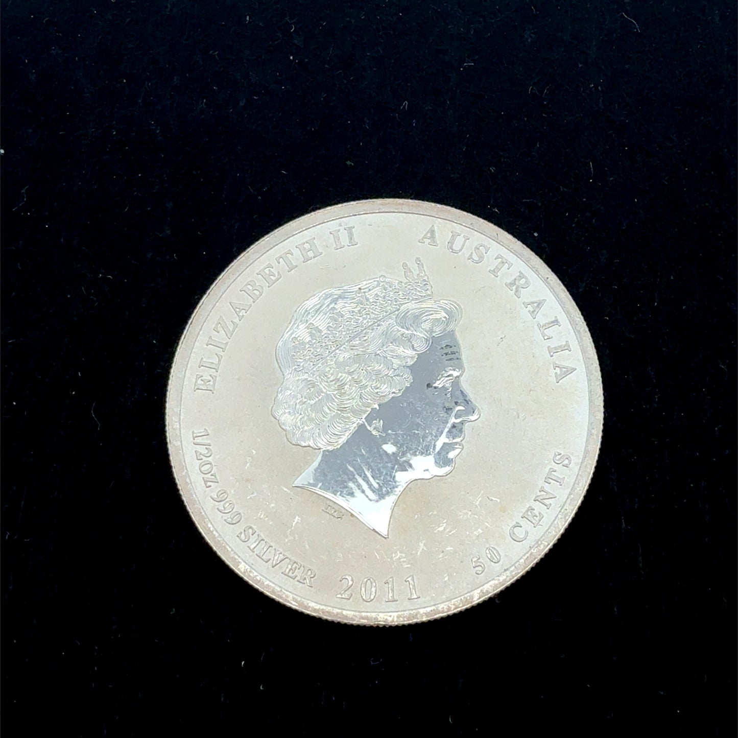 50 Cent Australien - Year of the Rabbit - 1/2 Oz Silber
