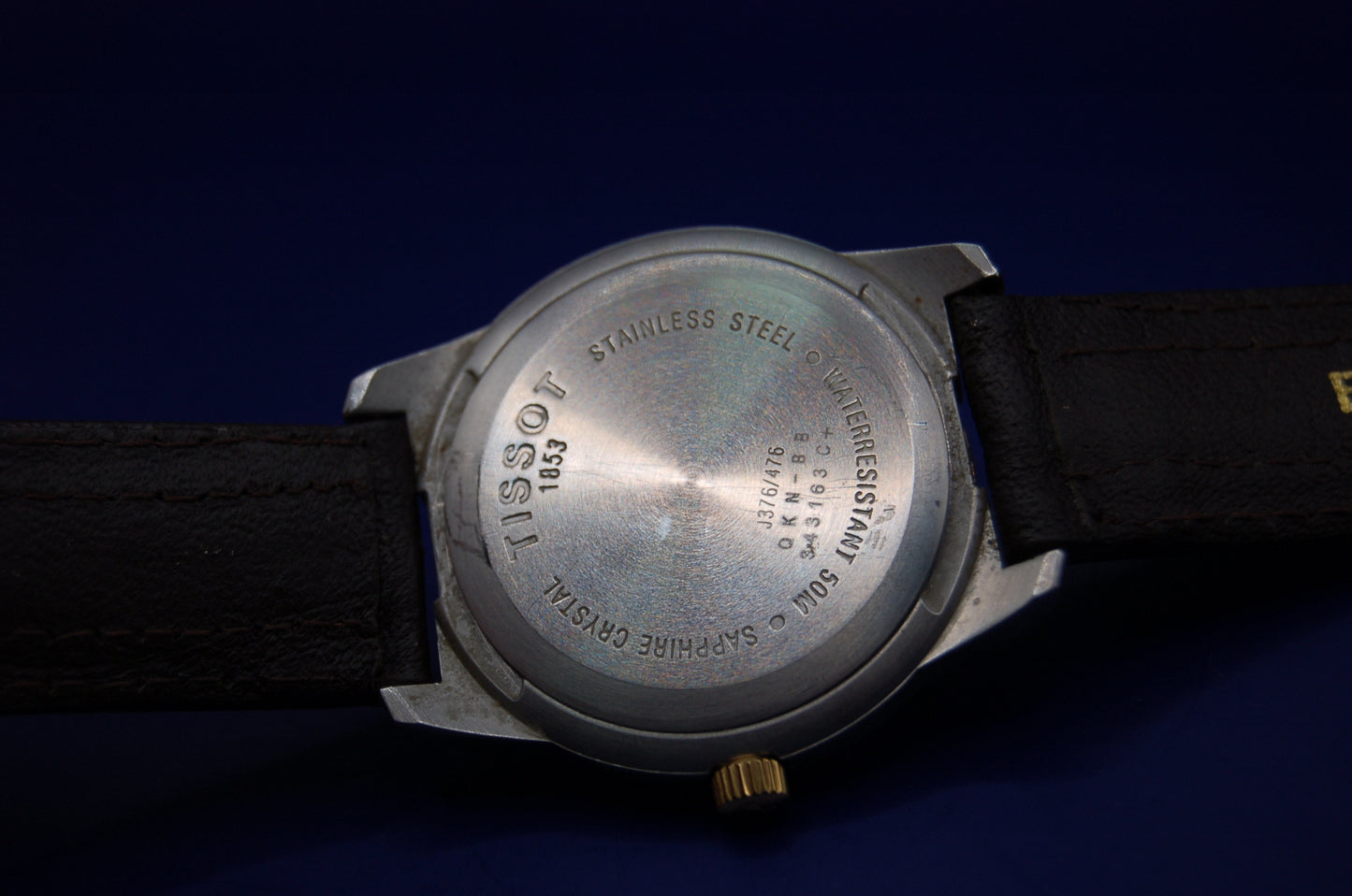 Tissot PR50 Schweizer Uhr - Detailansicht Gehäuseboden