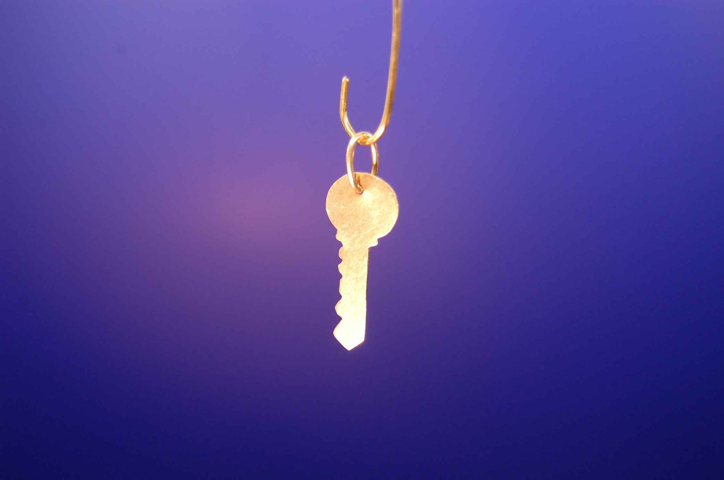 Schlüssel-Motiv Anhänger in 585 Gelbgold – Juwelier Alen
