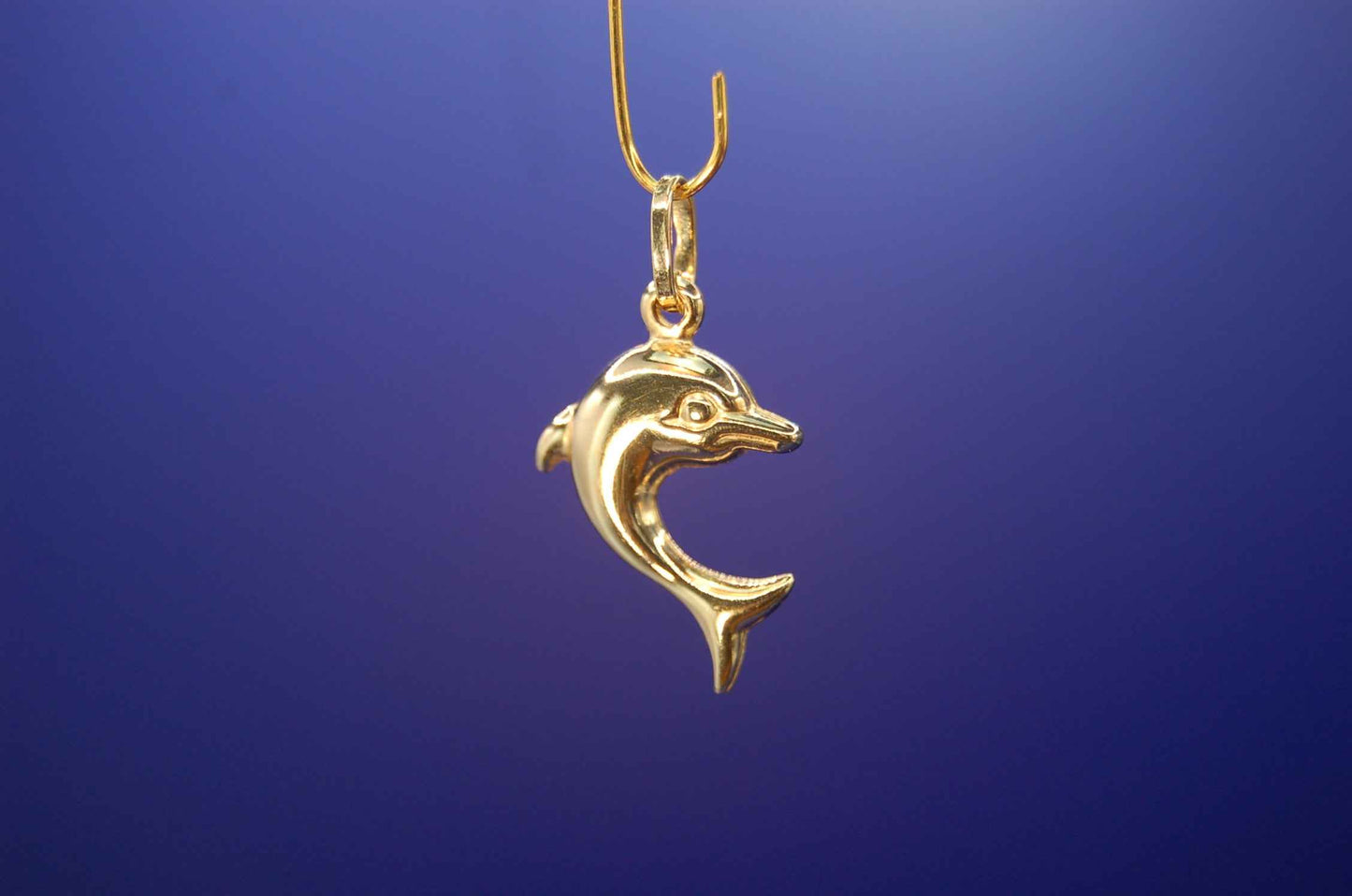 Delfin-Anhänger Gold 14 Karat - Elegantes Schmuckstück für Tierliebhaber – Juwelier Alen