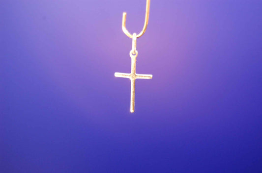 Kreuz-Anhänger aus 585er Gelbgold (14 Karat) - Edler Schmuck für jeden Anlass – Juwelier Alen