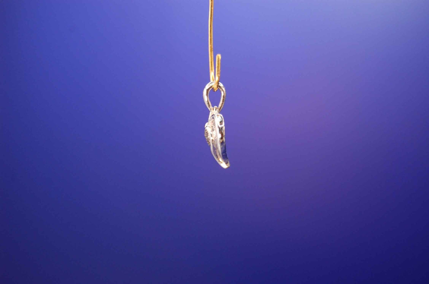 Herz-Anhänger Weißgold mit schwarzen Brillanten – Juwelier Alen