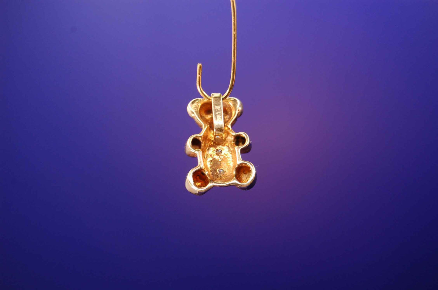 Bär-Anhänger aus Gold mit Diamanten - 585er Gelbgold (14 Karat) – Juwelier Alen