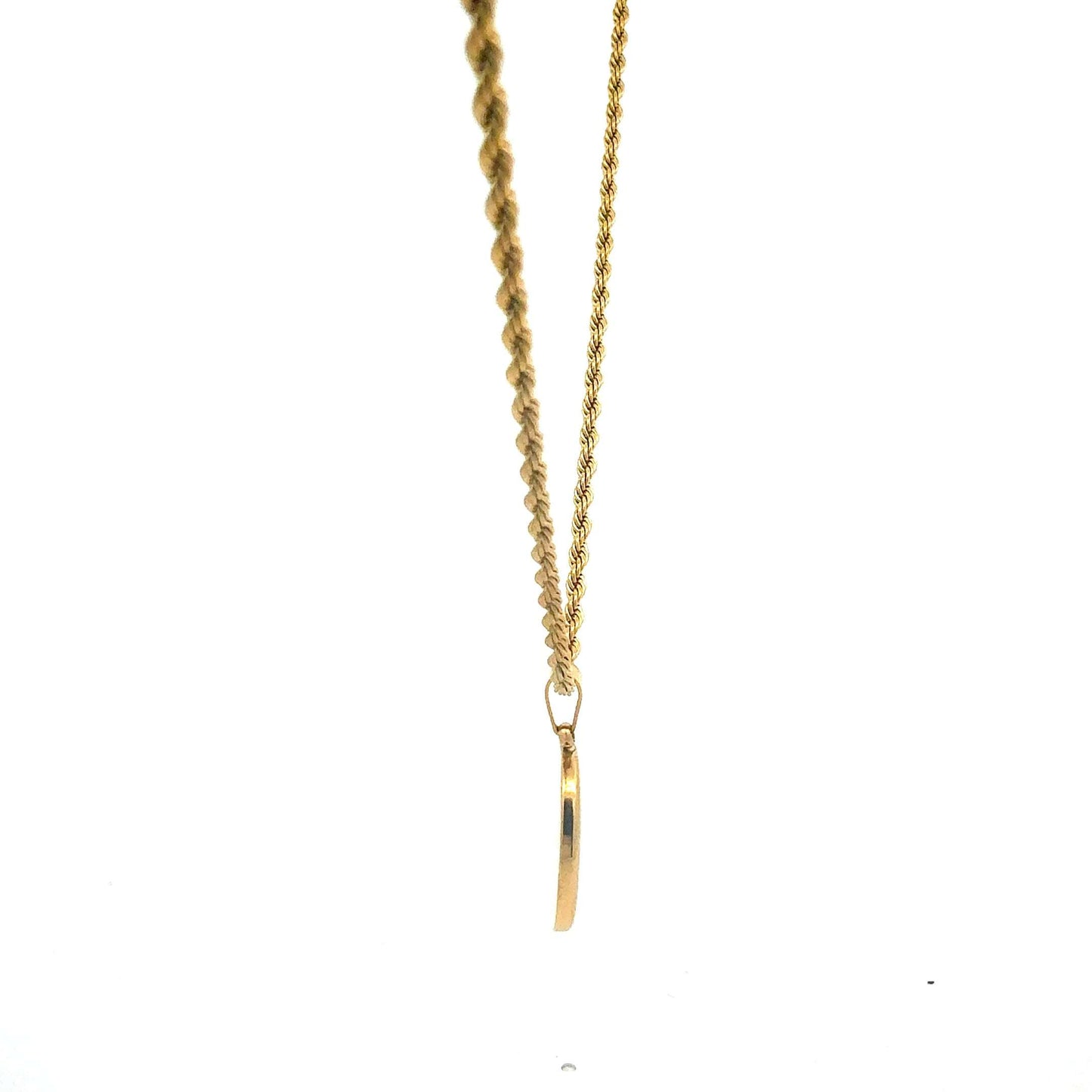 Edelstahlkette mit Blumen-Anhänger goldfarben vergoldet mit Blumen-Anhänger – Juwelier Alen