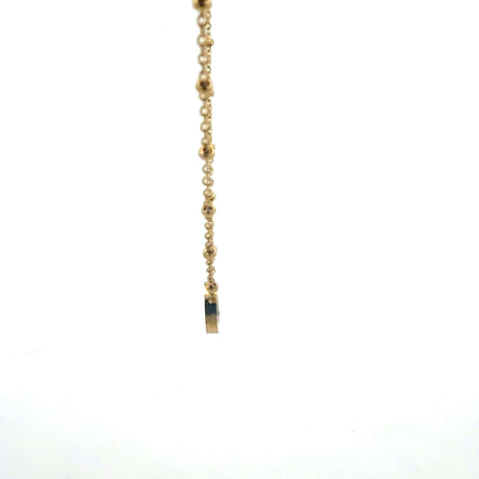 Vergoldete Kette mit Zirkonia-Tropfen – Juwelier Alen