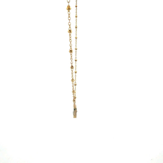 Edelstahlkette vergoldet mit Zirkonia – Juwelier Alen