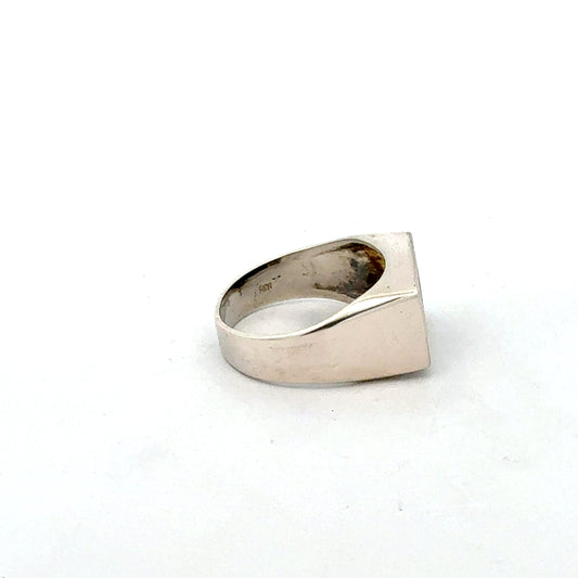 Ring mit Onyx – 62 Ringgröße