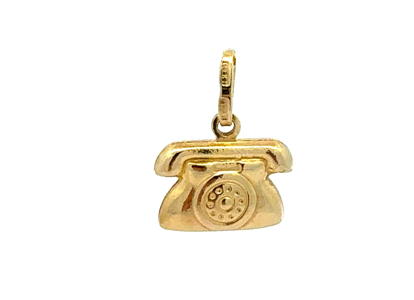 Goldkette 585 mit Telefon-Anhänger für stilvolle Akzente – Juwelier Alen