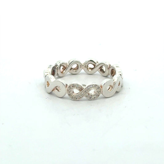 Silberring 925 Unendlichkeit Design Größe 54 Ring Juwelier Alen