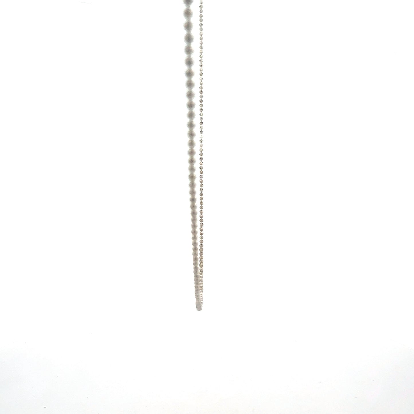 925er Silberkette 45 cm – Seitenansicht