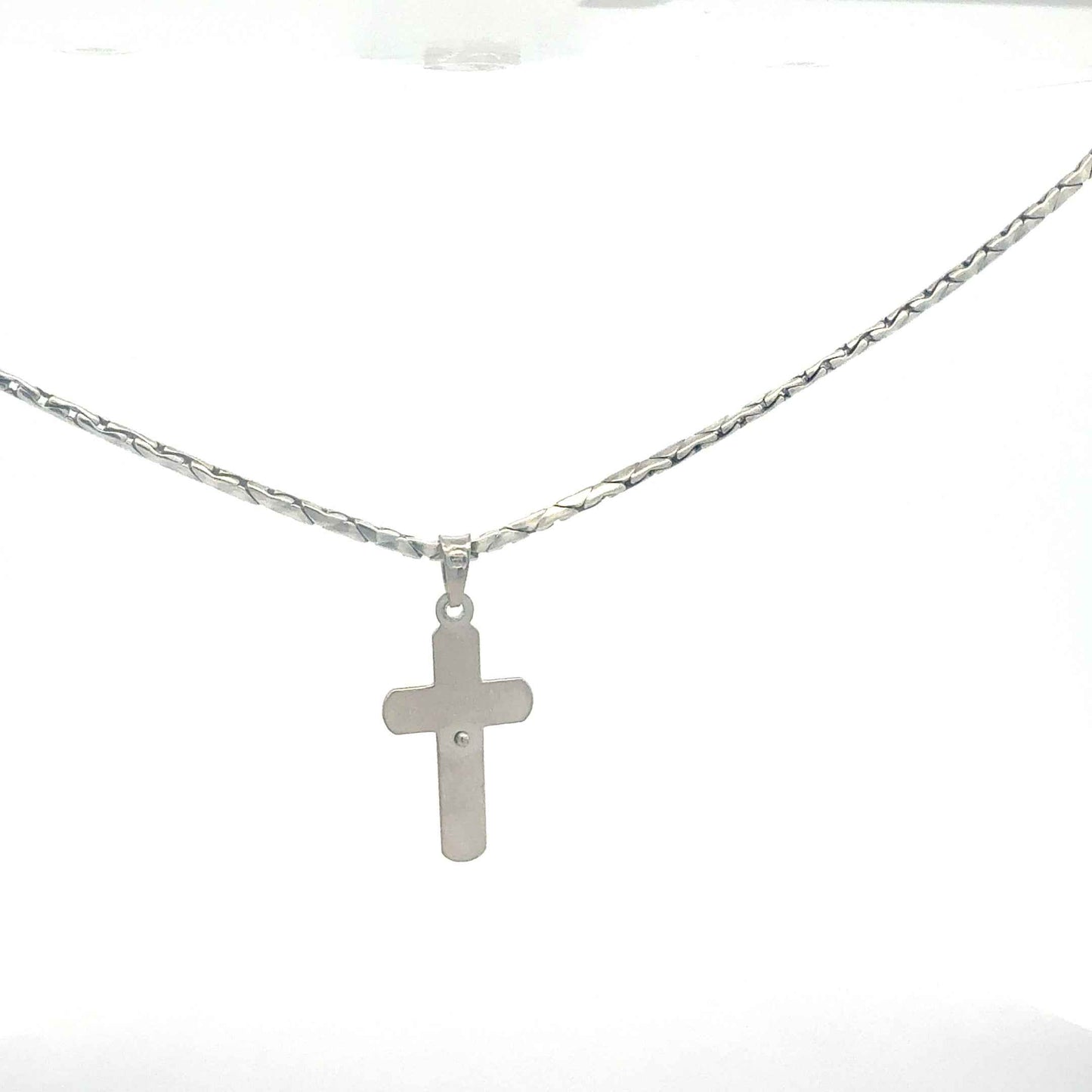 Eleganter Kreuz Anhänger aus 925er Silber – Juwelier Alen
