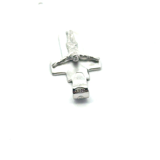 Kreuz Anhänger 925 Silber – 1,70g religiöser Schmuck Anhänger Juwelier Alen