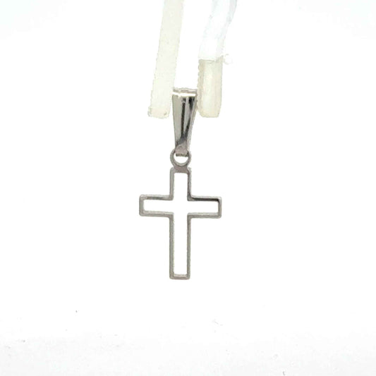 Sterling-Silber Kreuz-Anhänger von Juwelier Alen, detaillierter Anhänger mit feiner Verarbeitung, ideal für Ketten.