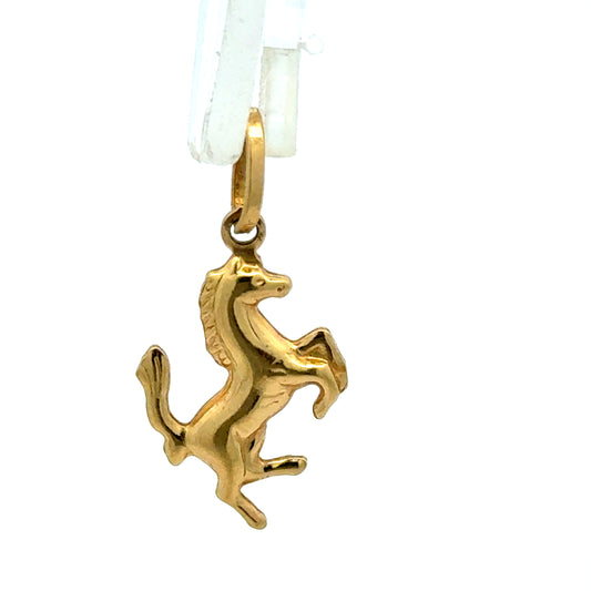 Anhänger Gelbgold 750/18 kt – Pferd, 1,23 g Anhänger Juwelier Alen