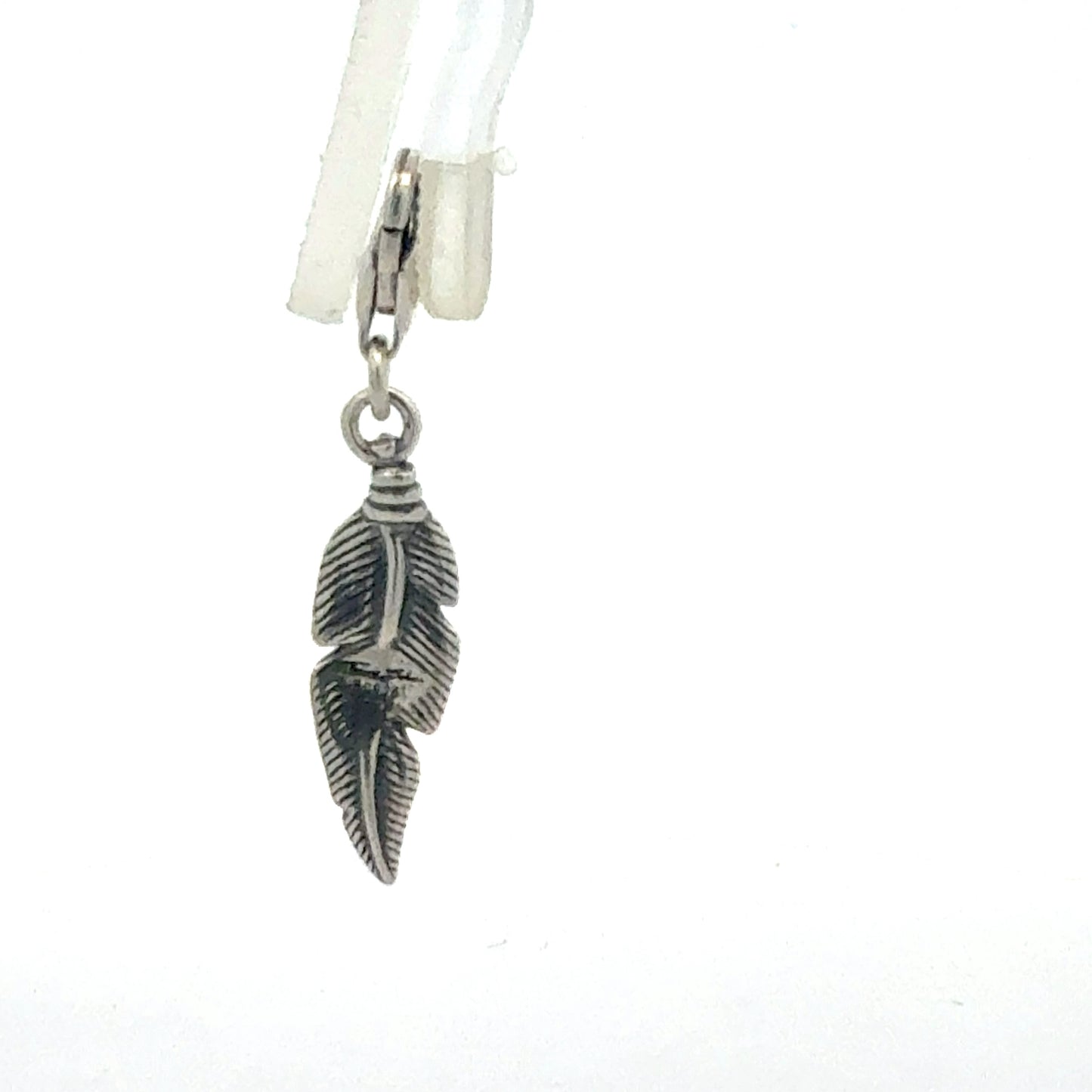 Silberanhänger 925 mit synthetischen Steinen - Detailansicht Rückseite