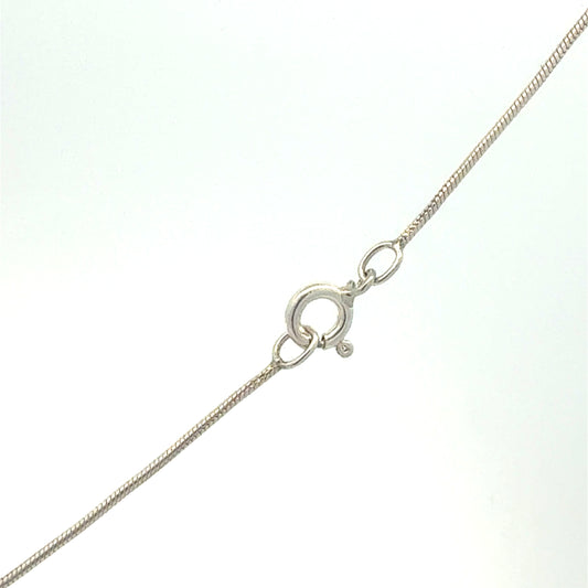 Kette Silber 925 – 3,52 g, 45 cm mit Zirkonia-Anhänger Anhänger Juwelier Alen