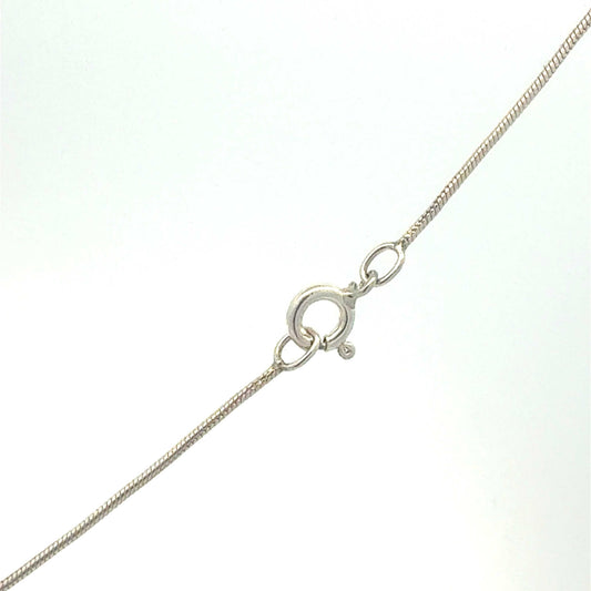 Silber-Kette mit Zirkonia-Anhänger – Juwelier Alen