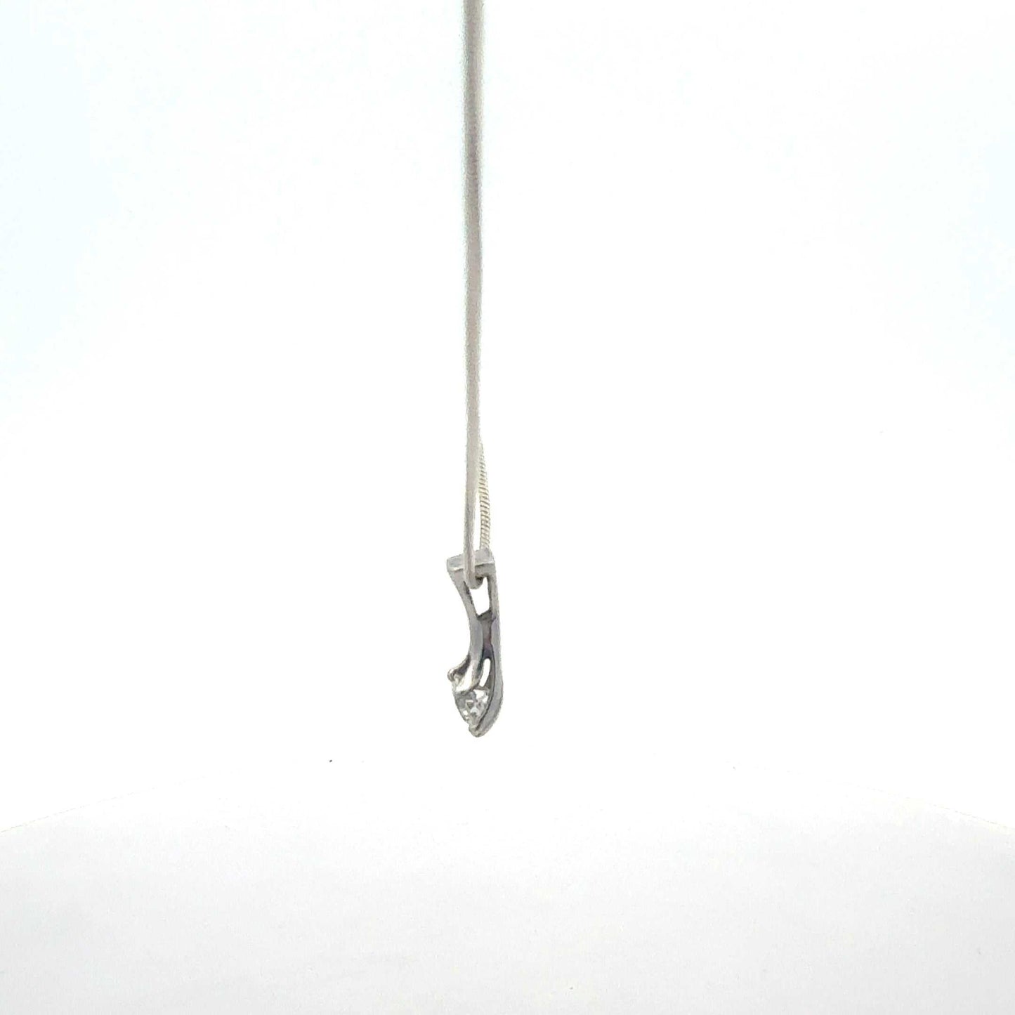 Silber-Kette mit Zirkonia-Anhänger – Juwelier Alen
