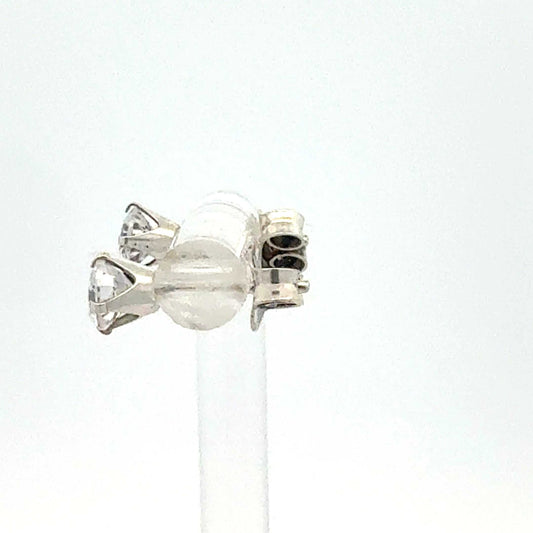 Zirkonia Ohrringe aus Sterling-Silber mit funkelnden Steinen, elegante Ohrschmuck von Juwelier Alen.