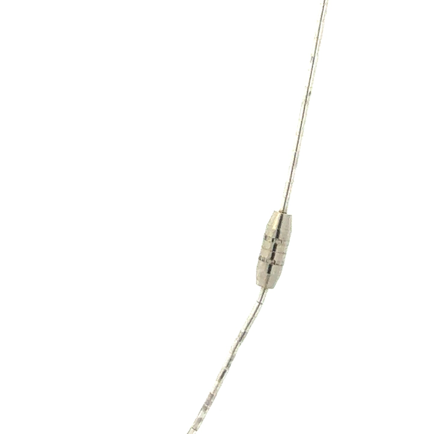 Silberkette mit Federn-Anhängern - Produktdetail Verschluss