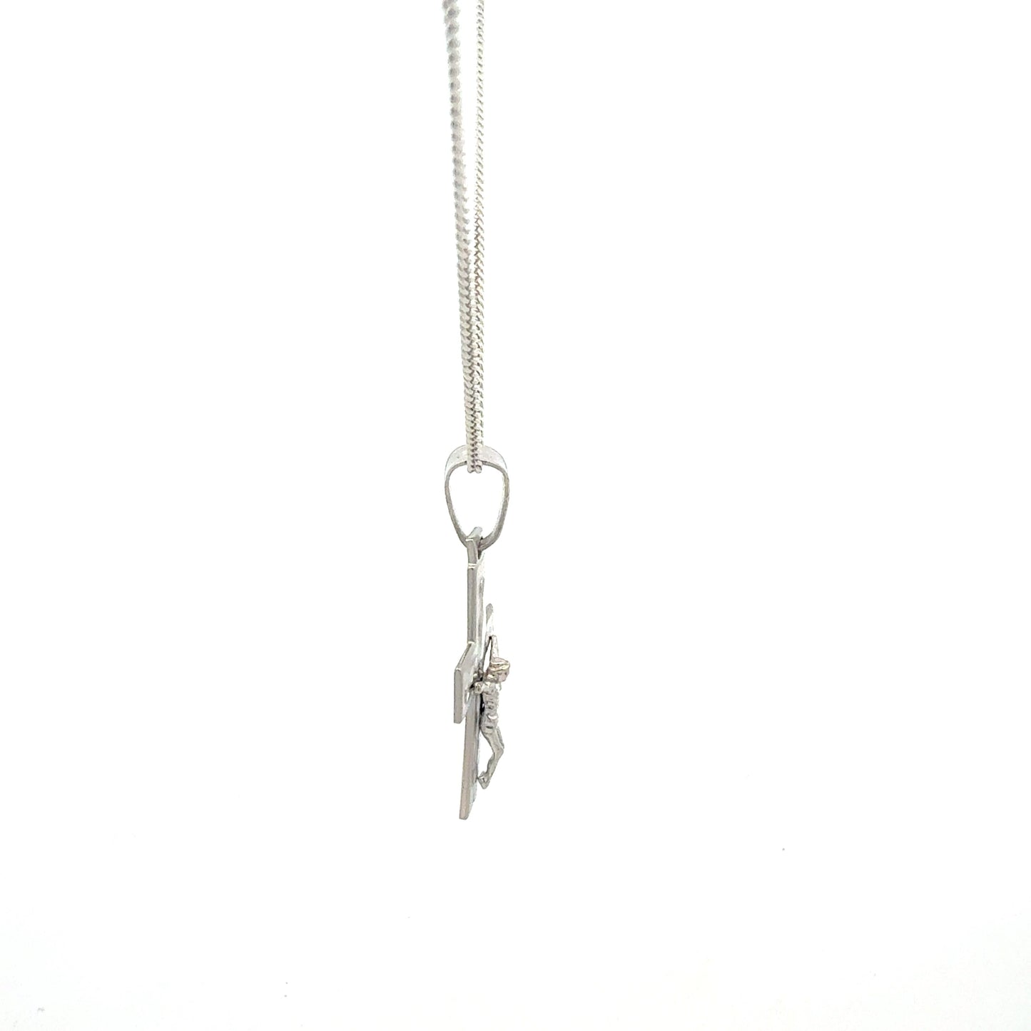 Kreuz-Anhänger aus 925er Sterlingsilber Detailansicht