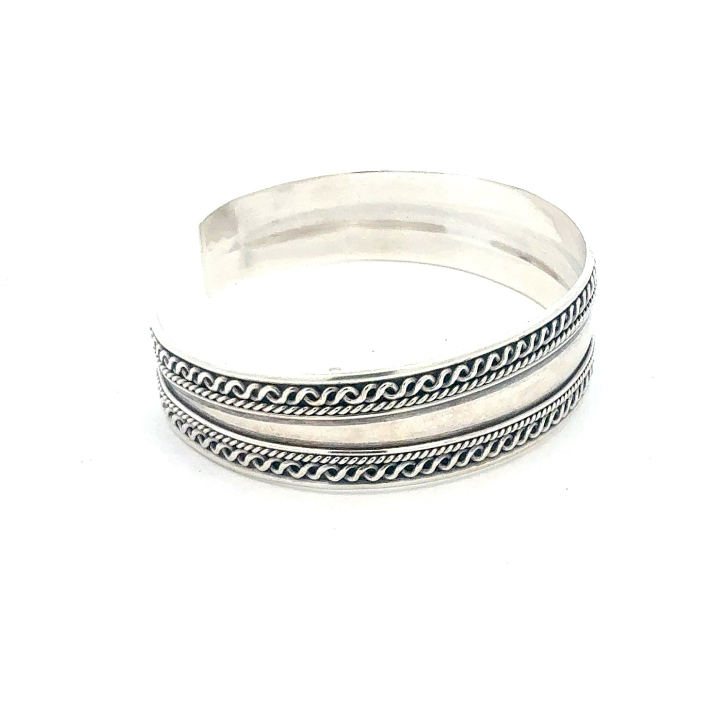 925er Sterlingsilber Armreifen Seitenansicht