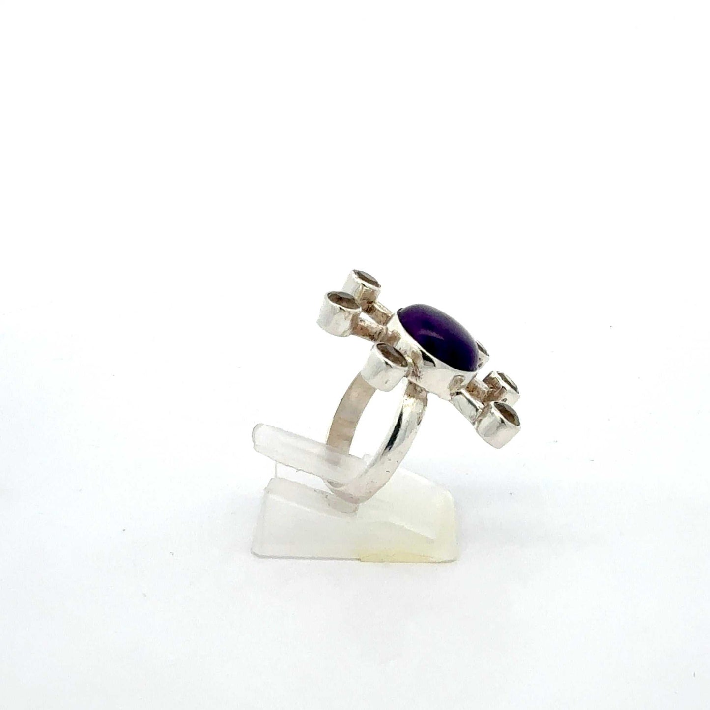 Ring aus 925er Silber mit Amethyst & Zirkonia – Juwelier Alen