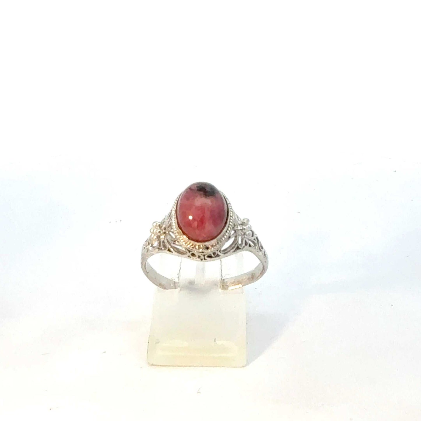 925 Silberring mit Glasstein - Eleganter Damenring – Juwelier Alen