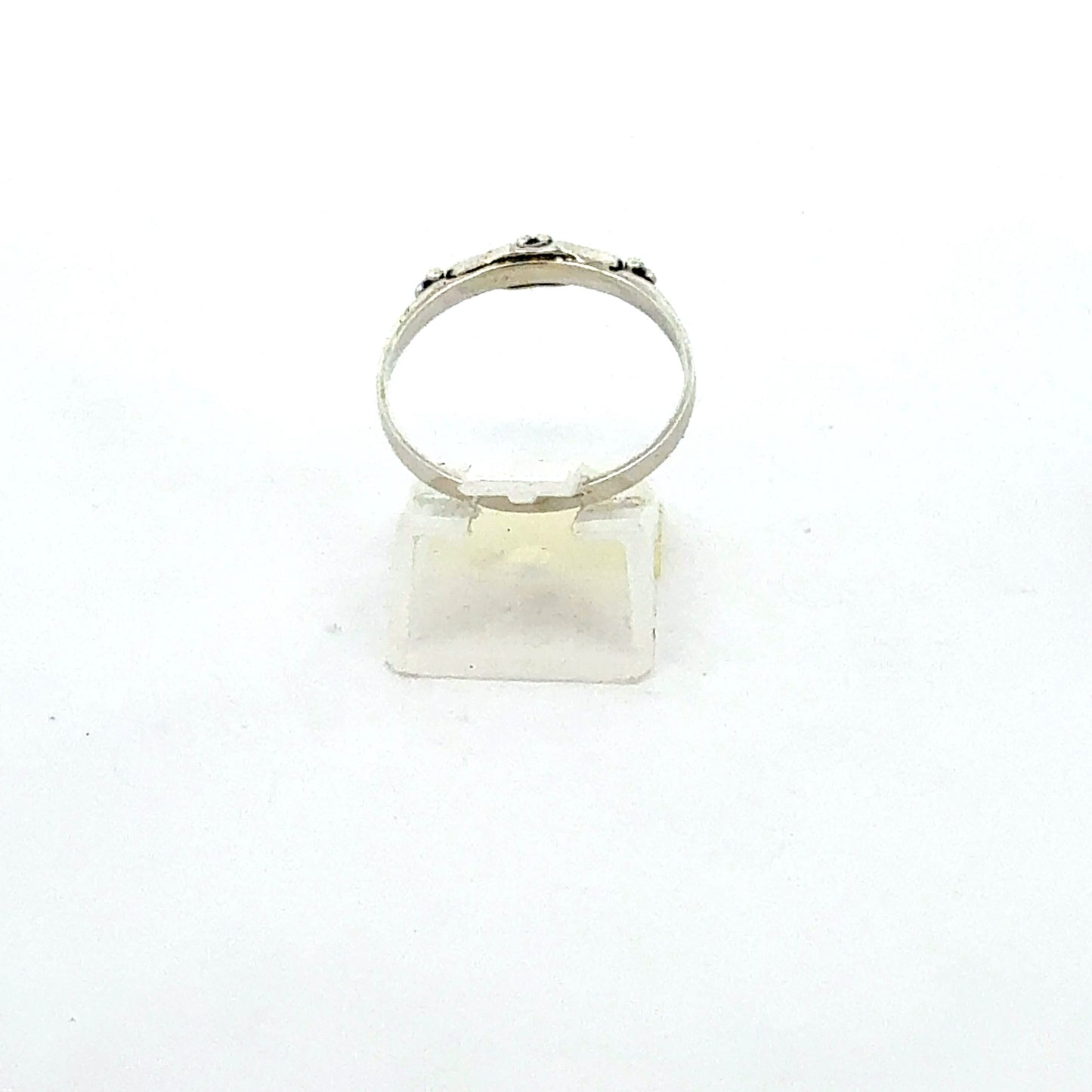 Sterling Silber Ring 925 Seitenansicht - Leichter Silberring 1,54 Gramm