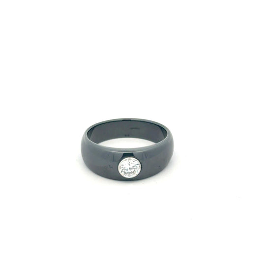 Ring aus Keramik mit Zirkonia – Juwelier Alen