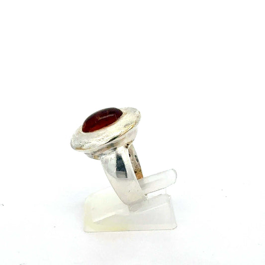 Ring aus 925 Sterling Silber mit Bernstein – Juwelier Alen