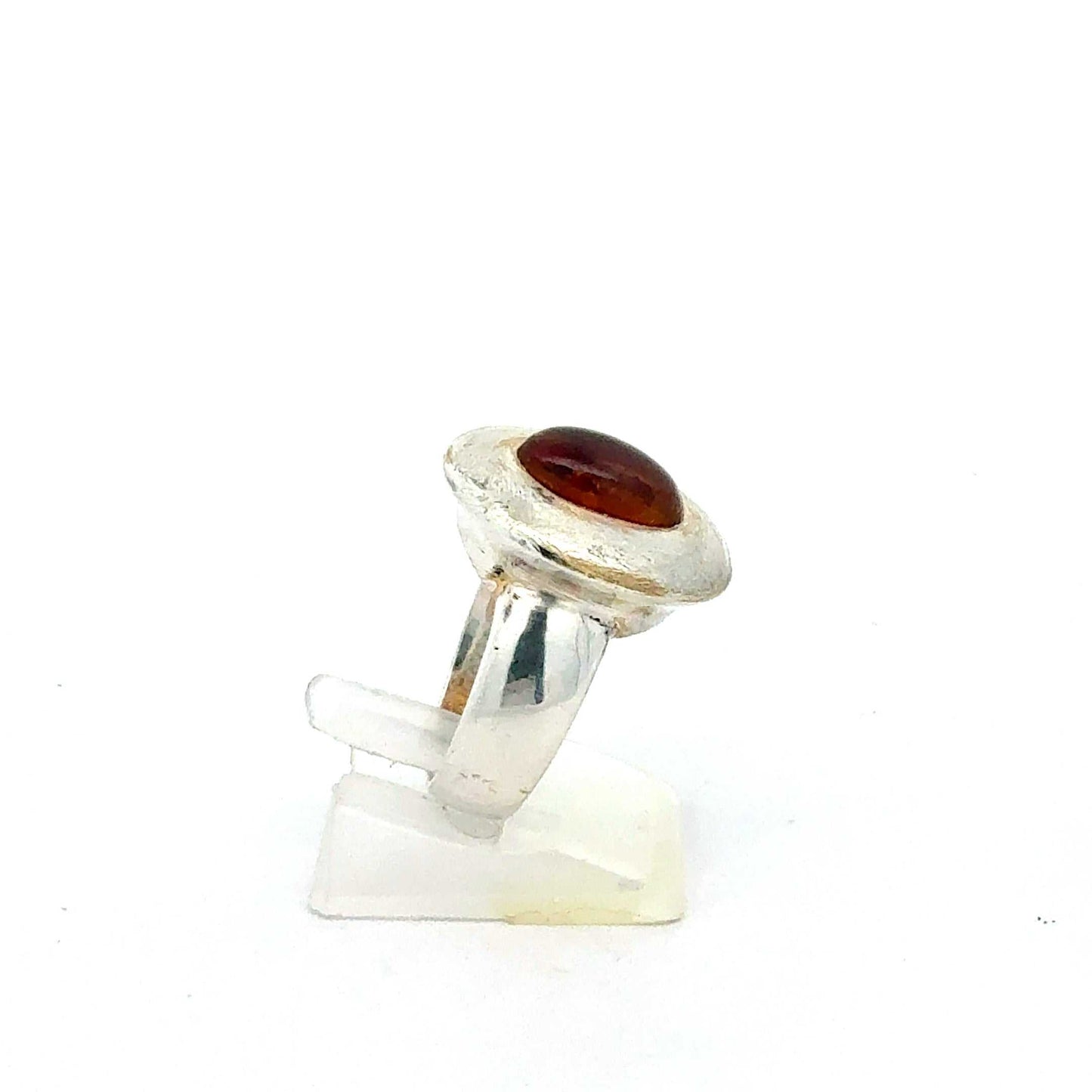Ring aus 925 Sterling Silber mit Bernstein – Juwelier Alen