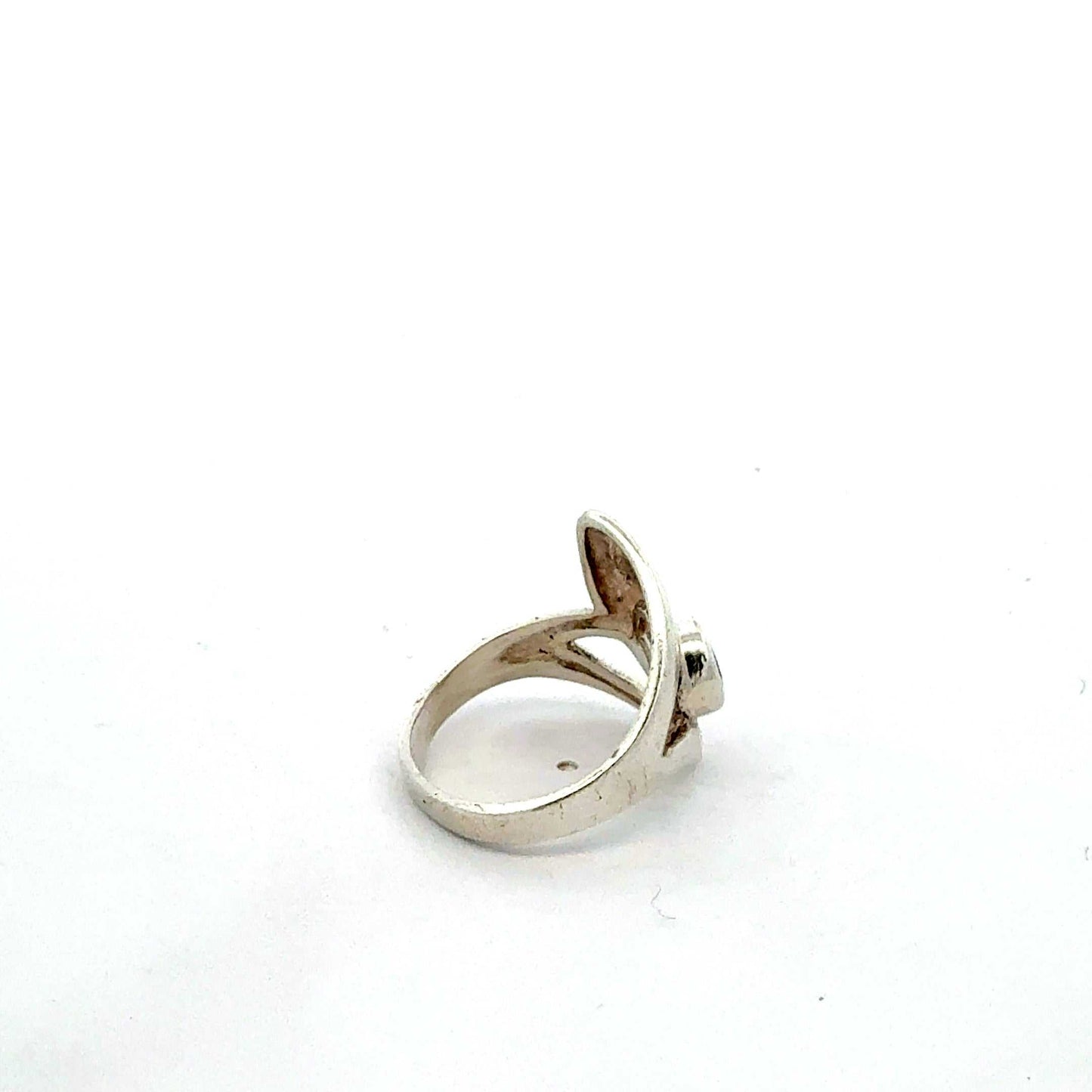 Silberring 925 Sterling |mit blauem synthetischem Stein – Juwelier Alen