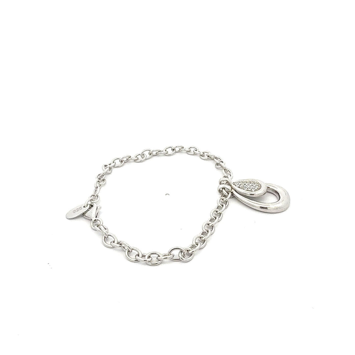 Silberarmband 925 – 11,90 g – 21 cm – Marke Esprit mit Zirkonia Armband Juwelier Alen