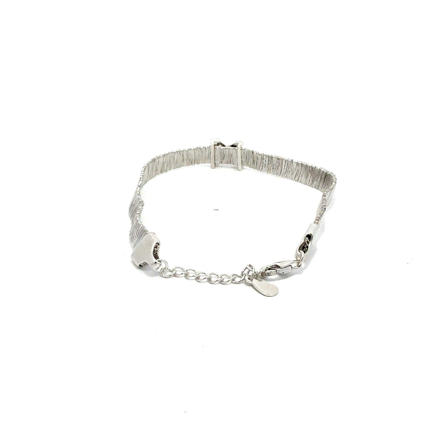 Sterlingsilber Tennis-Armband mit Zirkonia, vollbesetzt, elegantes Schmuckstück von Juwelier Alen, detailreiche Handarbeit.