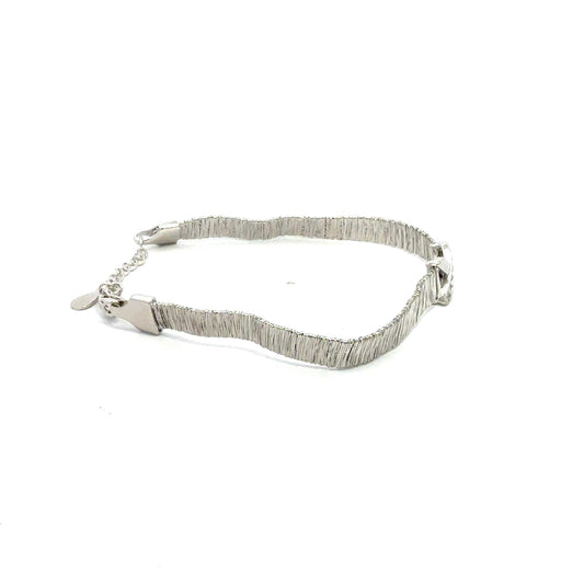 Silberarmband 925 – feines X mit Zirkonia – Juwelier Alen