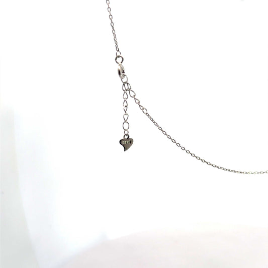 Silberkette 925 – Sicherheitsnadel-Anhänger mit Zirkonia – Juwelier Alen