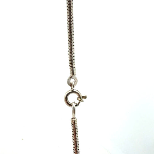 Elegante Silber-Schlangenkette – 925er Silber, 15,60 g, 82 cm Halskette Juwelier Alen