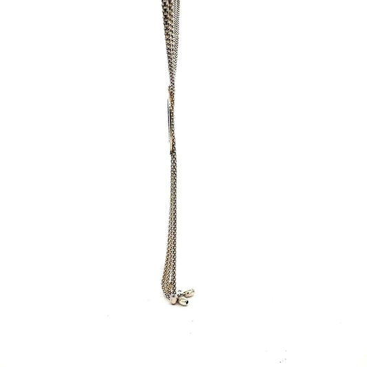 Elegante 925er Silberkette in Y-Form – Juwelier Alen