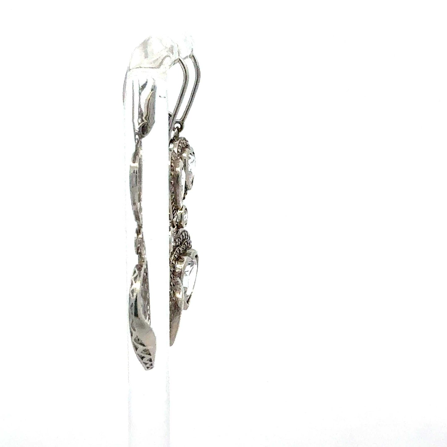 Elegante Herzförmige Zirkonia Ohrringe aus Silber – Juwelier Alen