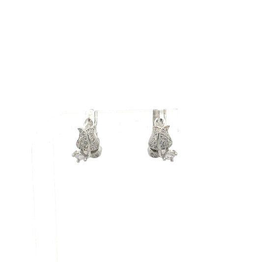 Elegante Silber-Ohrringe mit funkelnden Zirkonia – Juwelier Alen