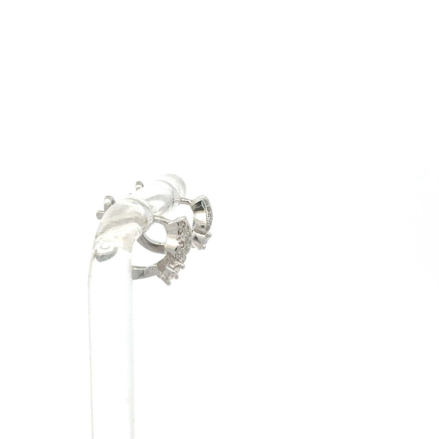 Elegante Silber-Ohrringe mit funkelnden Zirkonia – Juwelier Alen