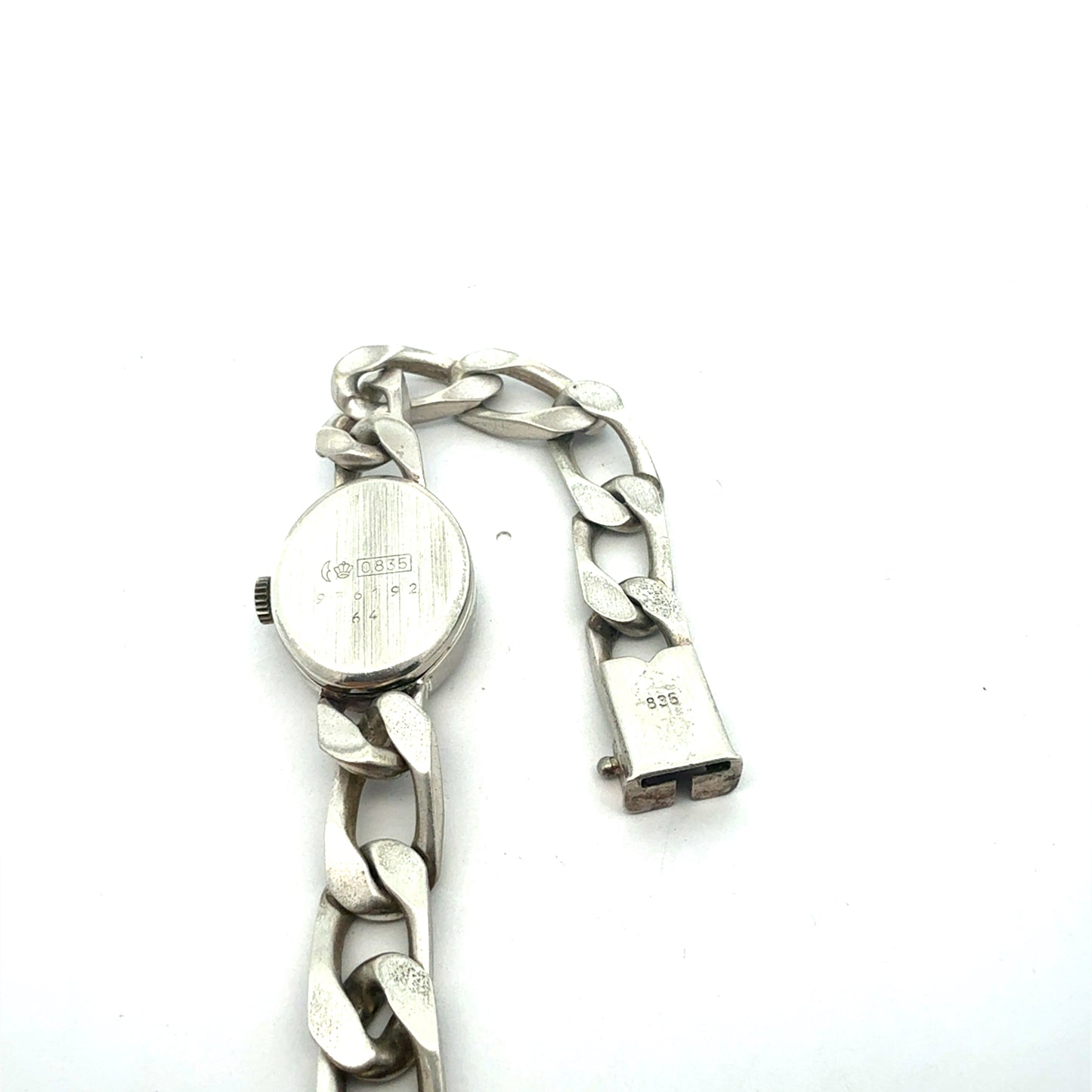 Dugena Jeunesse Armbanduhr – Silber 835, 35,81 g, 21 cm Uhr Juwelier Alen