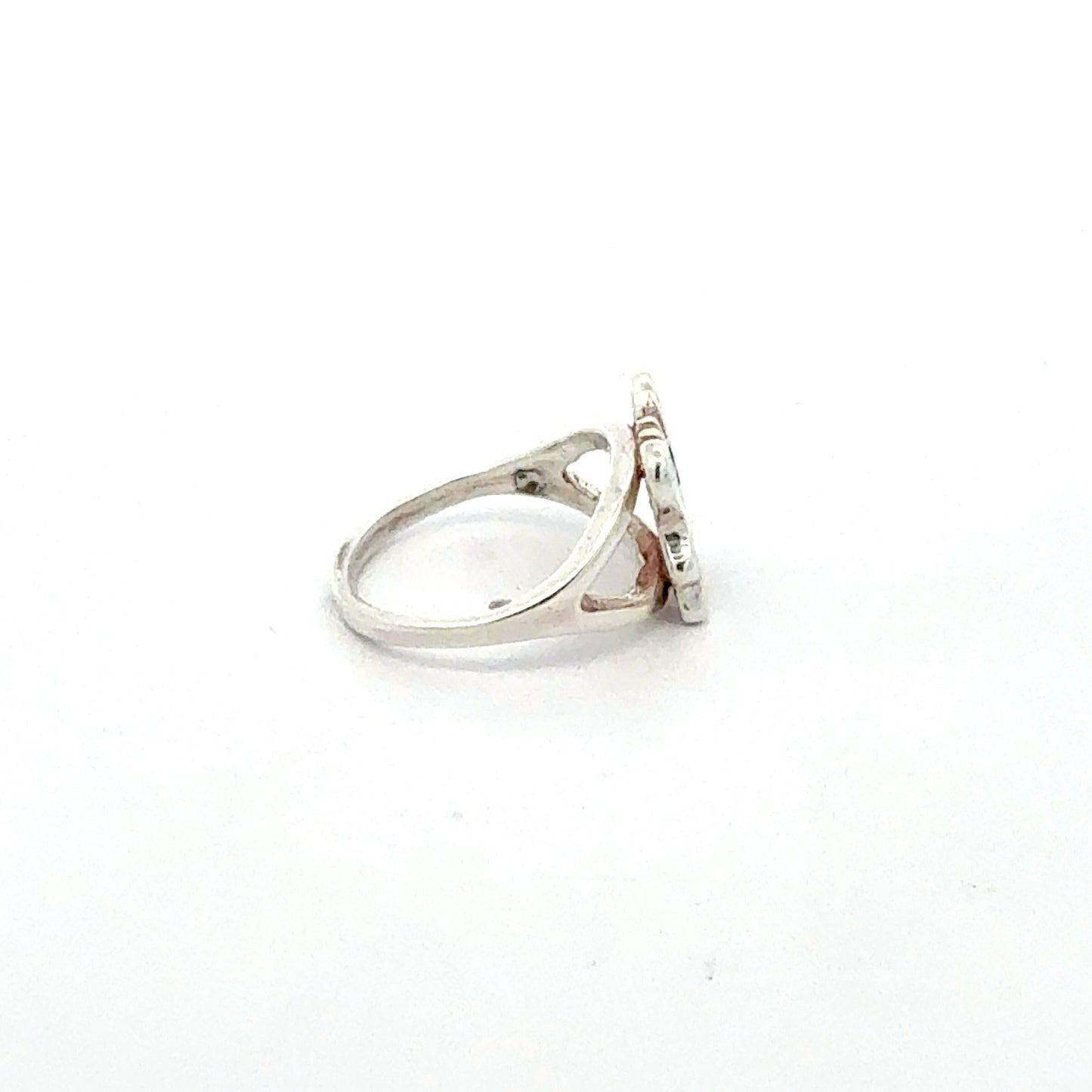 Silberring 925 mit emailliertem Schmetterling, Größe 48, 2,85 g von Juwelier Alen.