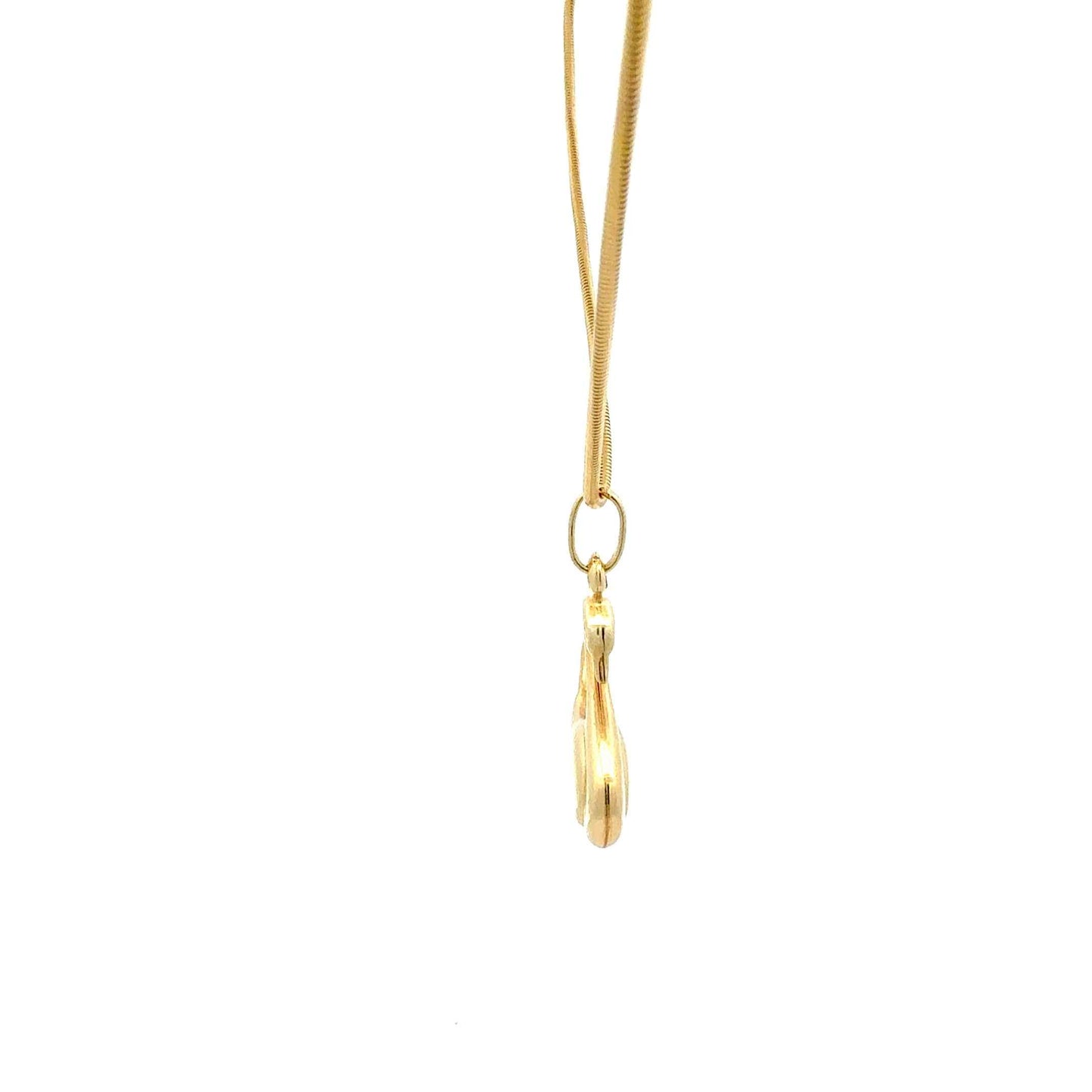 Schlangenkette Gelbgold 585 mit Schwan-Anhänger – Einzelstück oder im Set verfügbar – Juwelier Alen