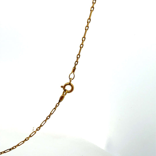 Halskette aus Edelstahl, 43 cm lang