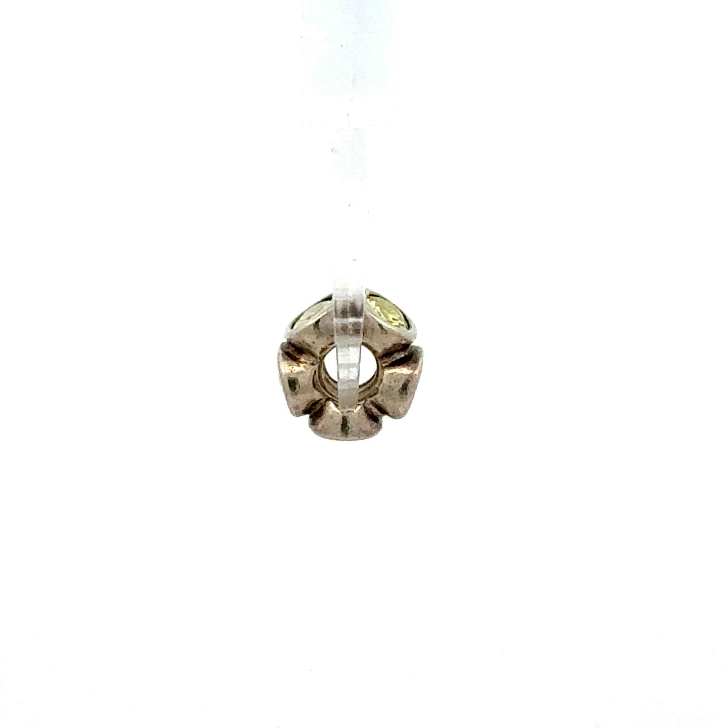 Pandora Charm , Silber, runde Steine