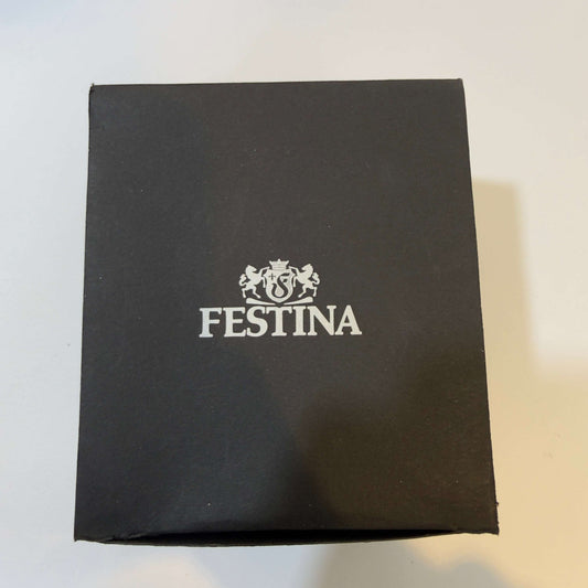 Festina Uhrenbox Chrono Bike F39, originalverpackt, elegantes Zubehör für Uhrenaufbewahrung, mit stylischem Design.