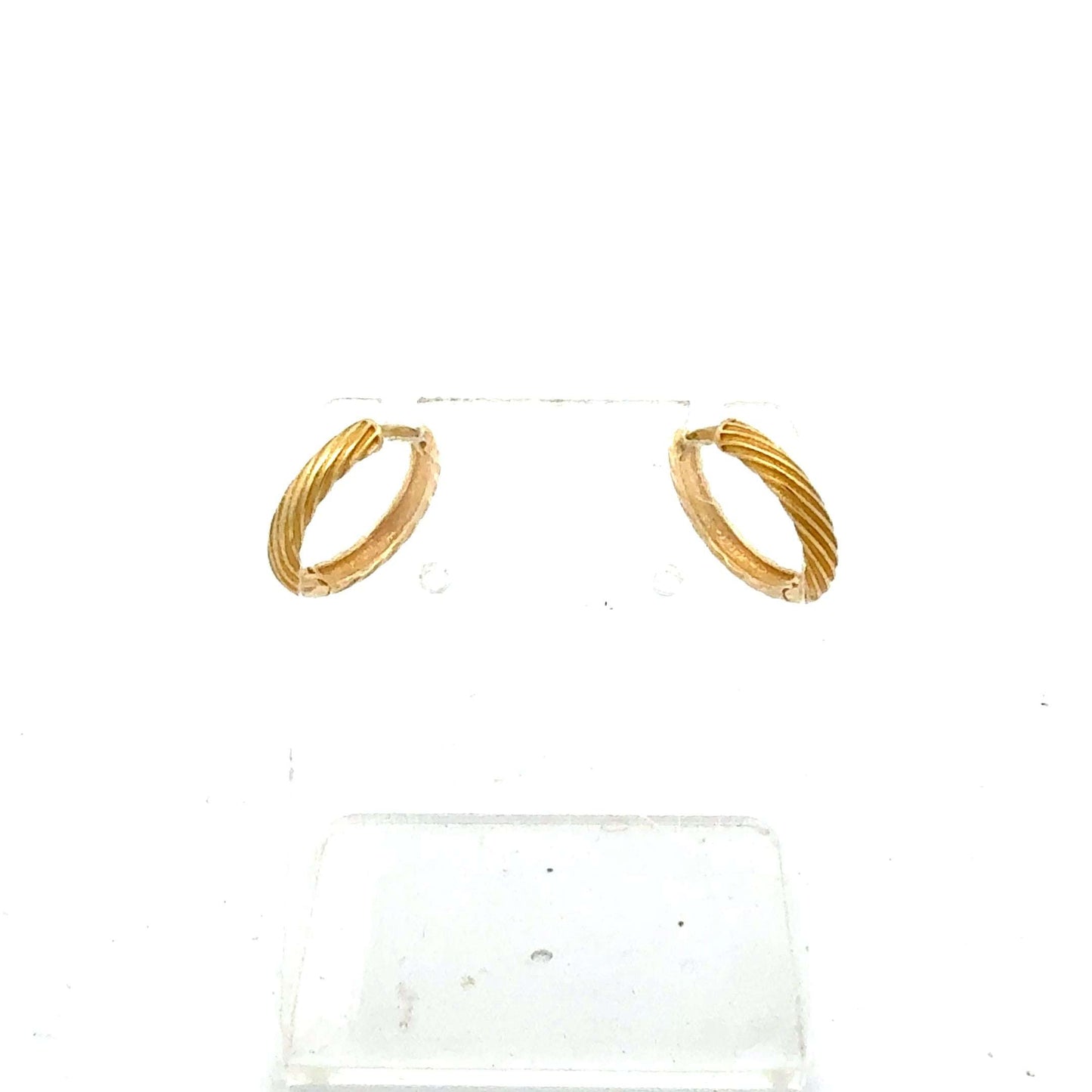 Gelbgold Creolen 585 14 Karat – Juwelier Alen
