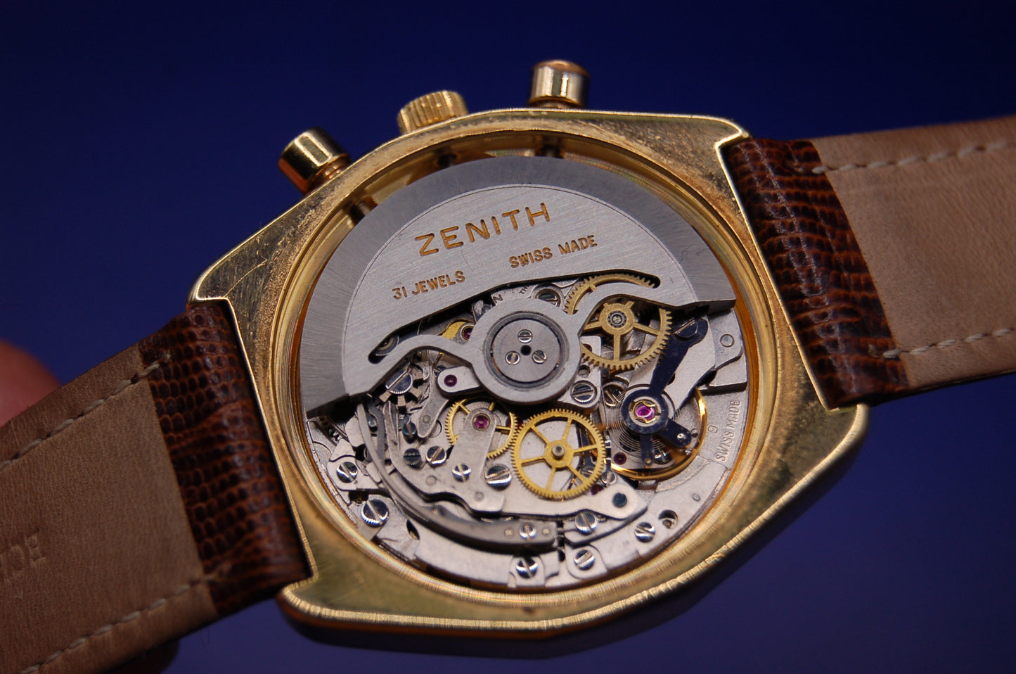 Zenith El Primero Automatikwerk - Detailaufnahme des legendären Kalibers